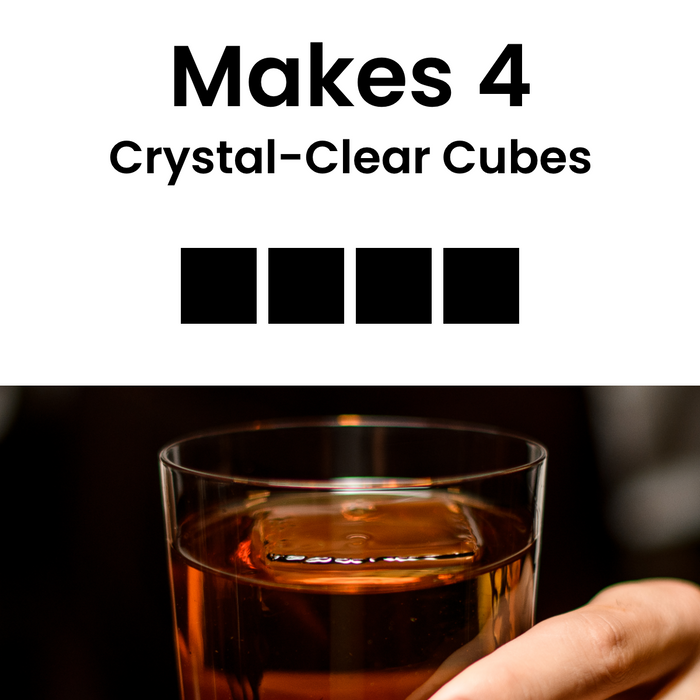 Crystal-Clear Ice Cube Maker (Quad)