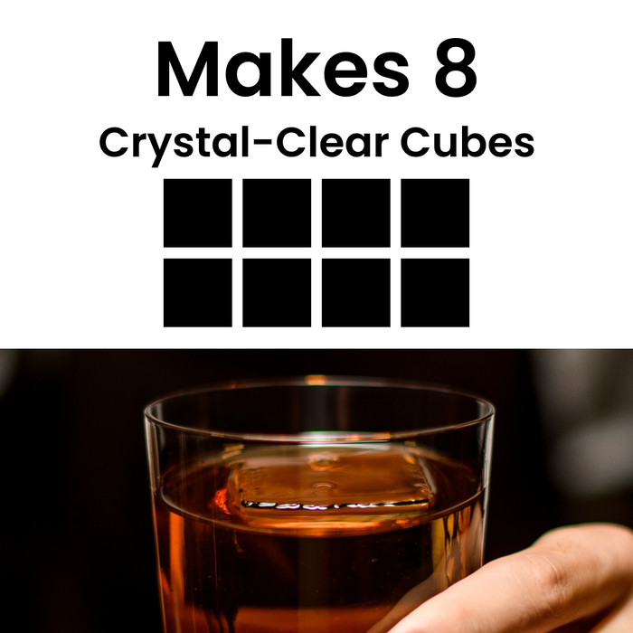 King Cube Clear Ice Maker (8-Cavity)
