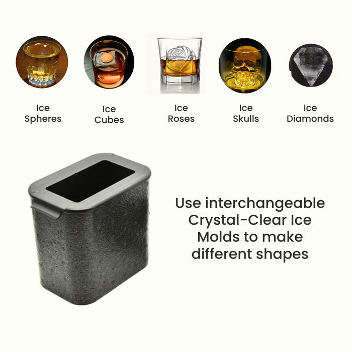 Crystal-Clear Ice Diamond - Double (Mold Only)