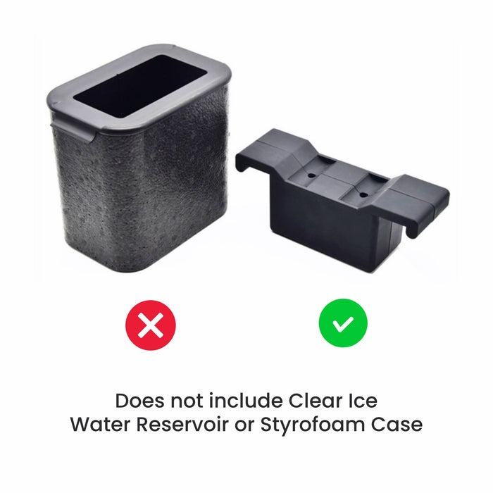 Crystal-Clear Skull Ice - Double (Mold Only)