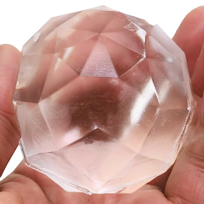 Crystal-Clear Prism Sphere Ice Maker (Double)