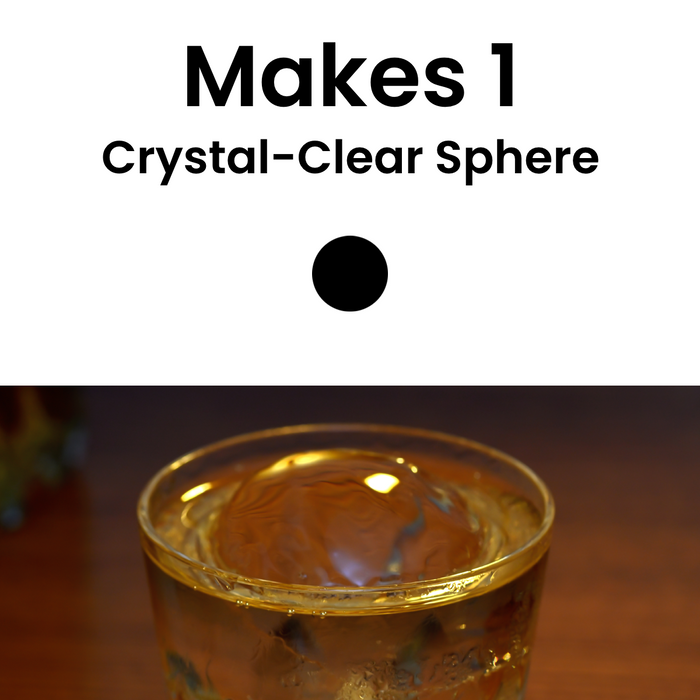Crystal-Clear Sphere Ice Maker (Single)