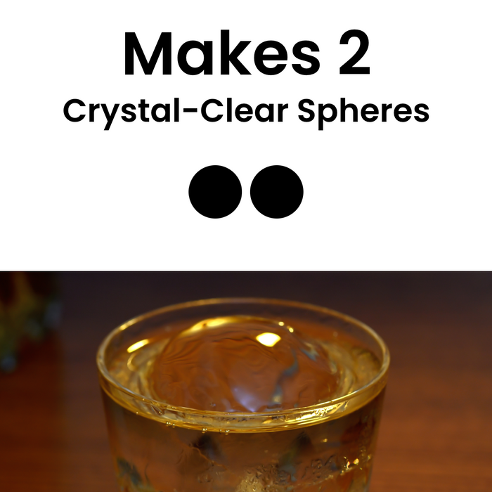 Crystal-Clear Sphere Ice Maker (Double)
