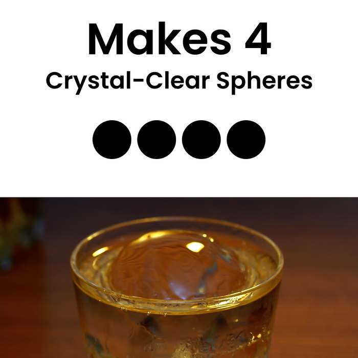 Crystal-Clear Sphere Ice Maker (Quad)