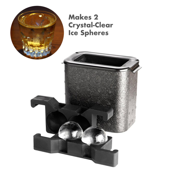Crystal-Clear Sphere Ice Maker (Double)