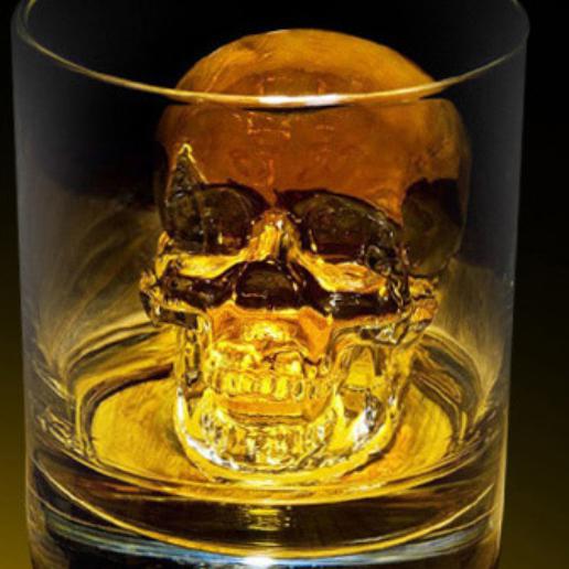 Crystal-Clear Skull Ice Maker (Double)