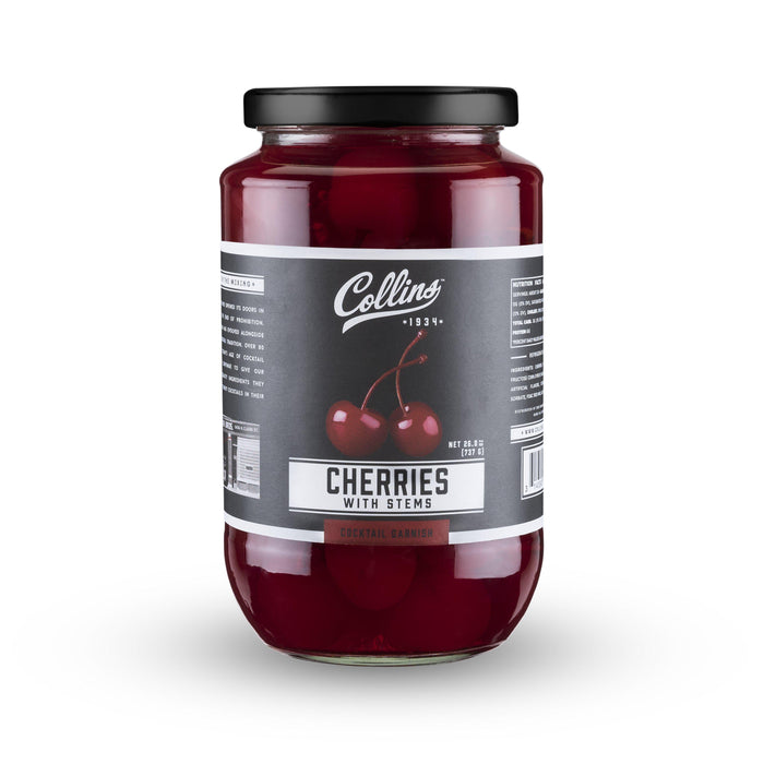 Collins Cocktail Cherries with Stems (26 oz)