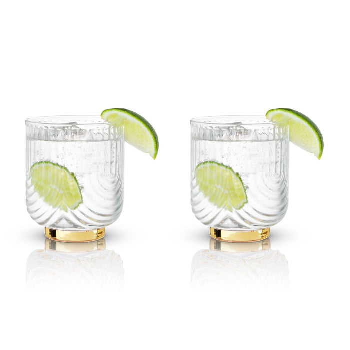 Gatsby Glass Tumblers (Set of 2)