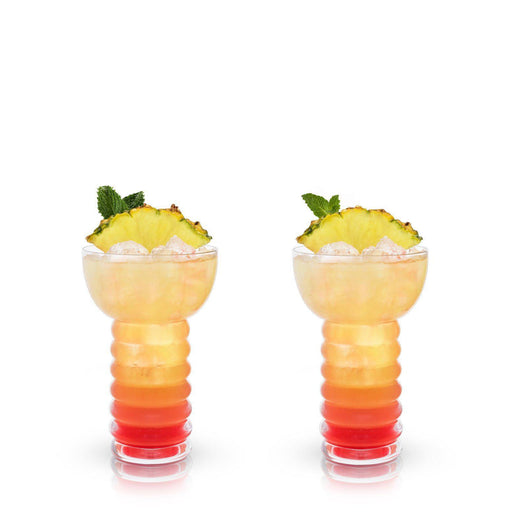 Pearl Diver Crystal Glasses (Set of 2)