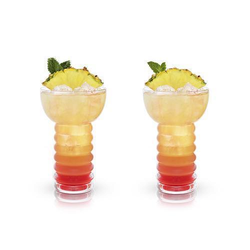 Pearl Diver Crystal Glasses (Set of 2)