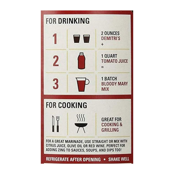Demitri's Extra Horseradish Bloody Mary Seasoning (8 oz)
