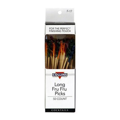 Long Fru Fru Picks (Set of 50)