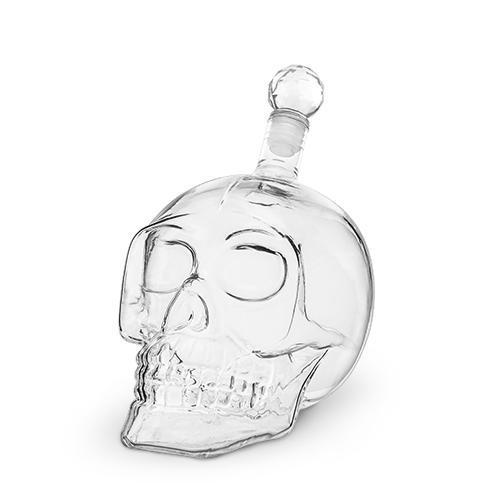 Skull Glass Liquor Decanter