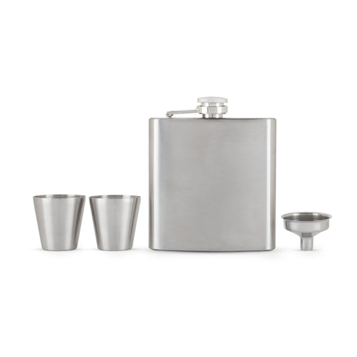 Flask and Shot Glass Set
