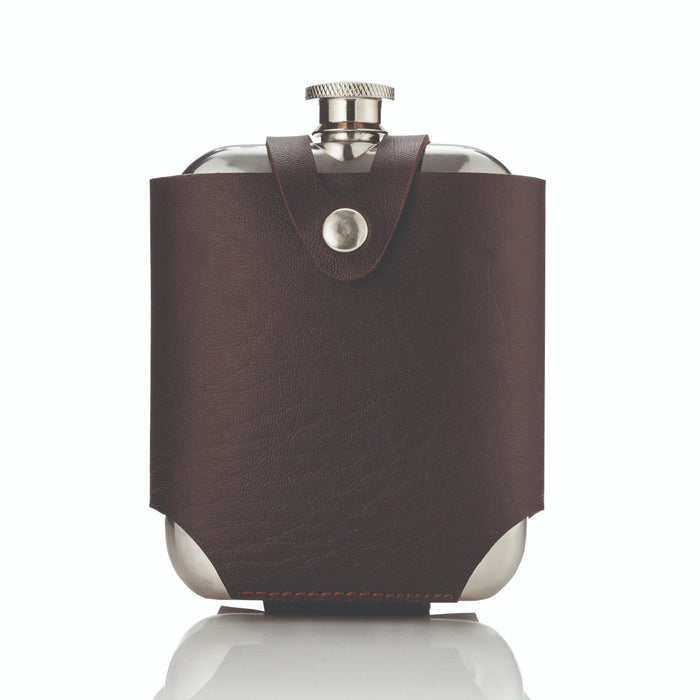Stainless Steel Flask and Traveling Case