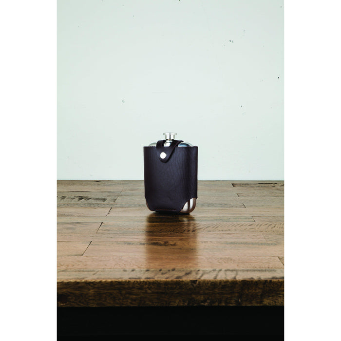 Stainless Steel Flask and Traveling Case