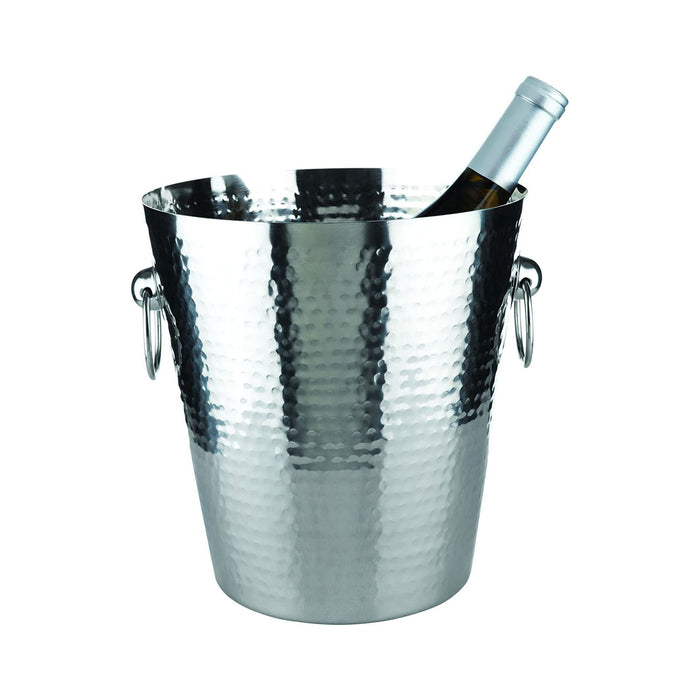Hammered Metal Ice Bucket
