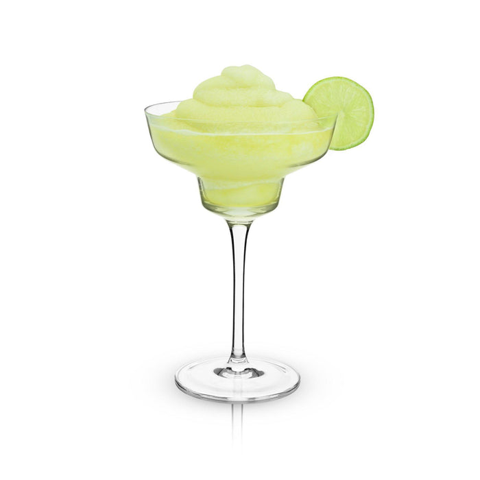 Angled Crystal Margarita Glasses (Set of 2)