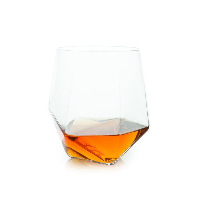 Faceted Crystal Tumblers (Set of 2)