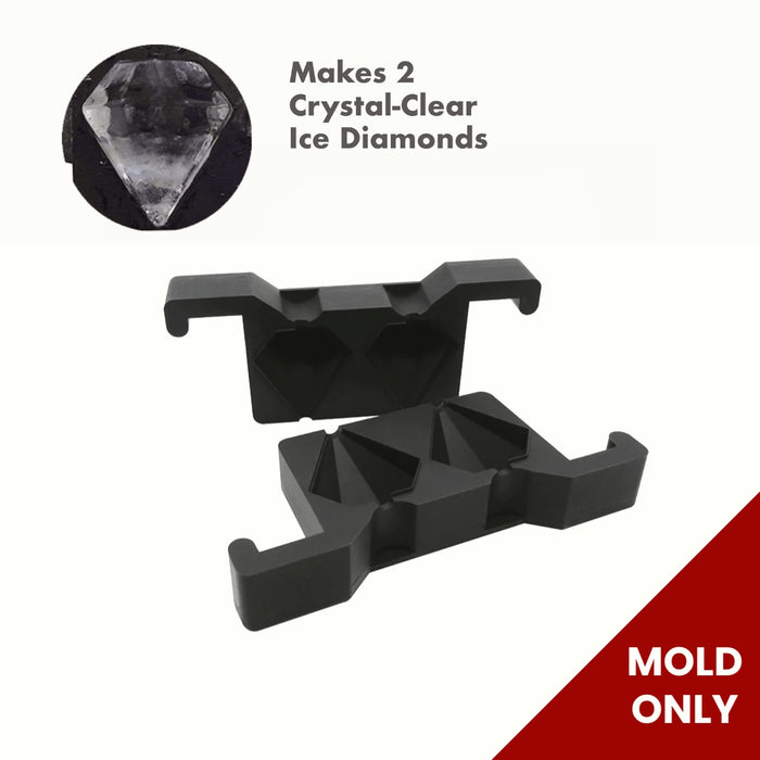 Crystal-Clear Ice Diamond - Double (Mold Only)