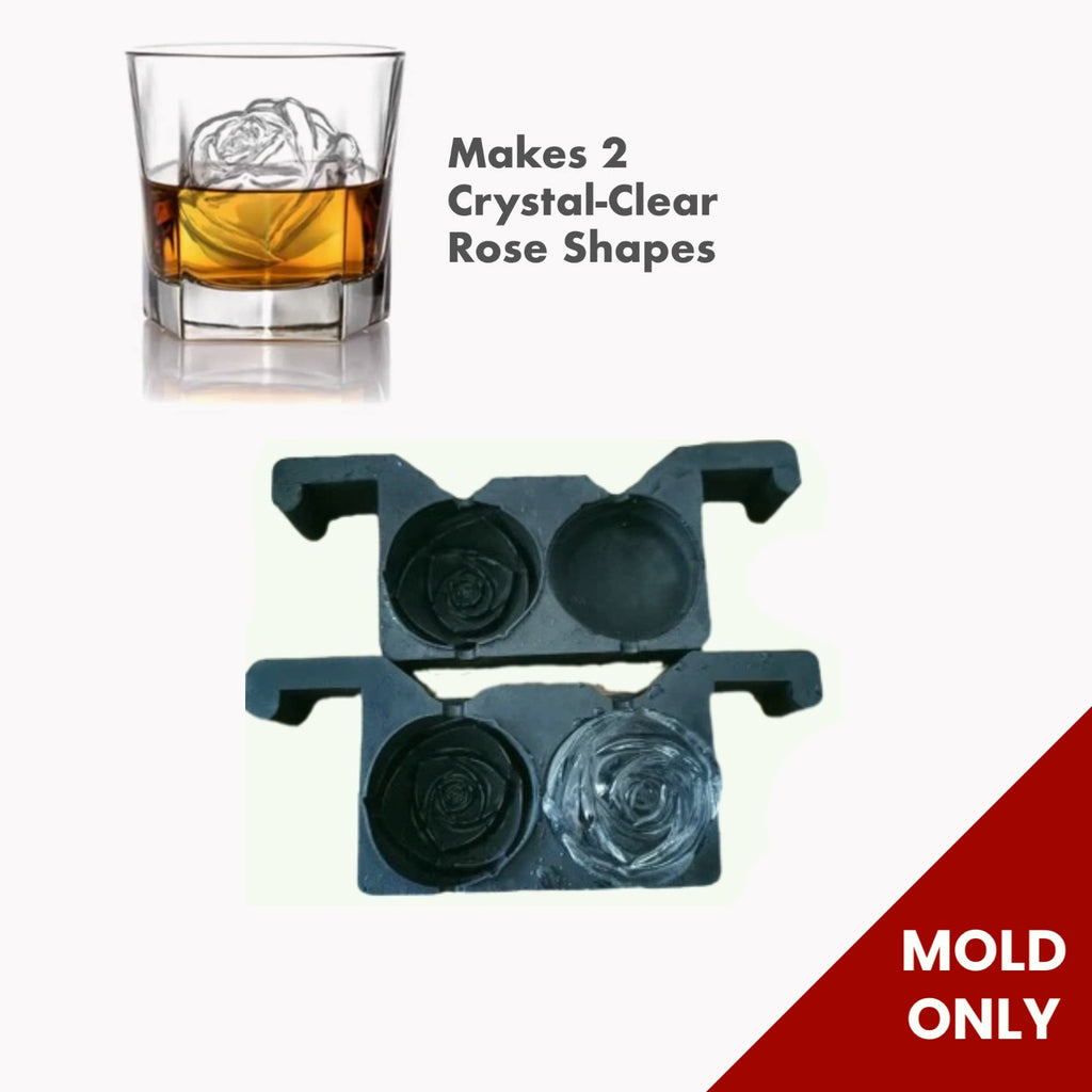 Crystal-Clear Rose Ice | Bar & Whiskey Ice | Dramson