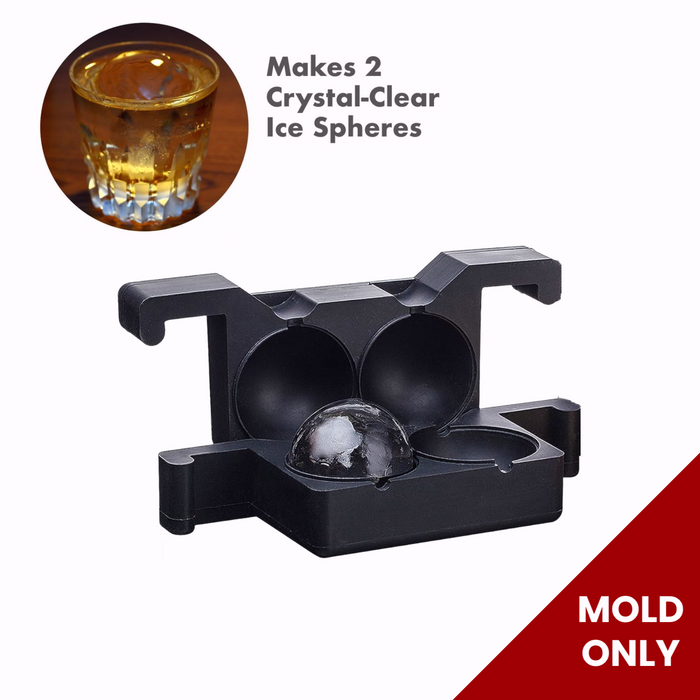 Crystal-Clear Sphere Ice - Double (Mold Only)