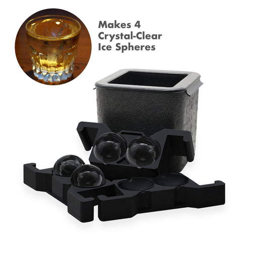 Crystal-Clear Sphere Ice Maker (Quad)