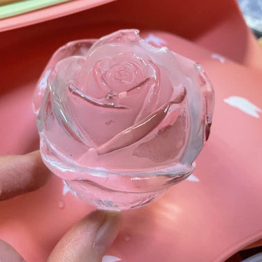 Rose Clear Ice Cube Maker: 2.5 Inch Crystal Clear Ice Cube Tray