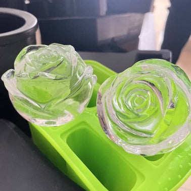 Rose Clear Ice Cube Maker: 2.5 Inch Crystal Clear Ice Cube Tray - 3D Rose  Large Ice Ball Maker - Flower Shape Ice Cubes for Whiskey Cocktails Bourbon  - Yahoo Shopping