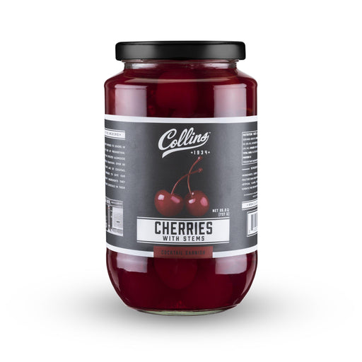 Collins Cocktail Cherries with Stems (26 oz)