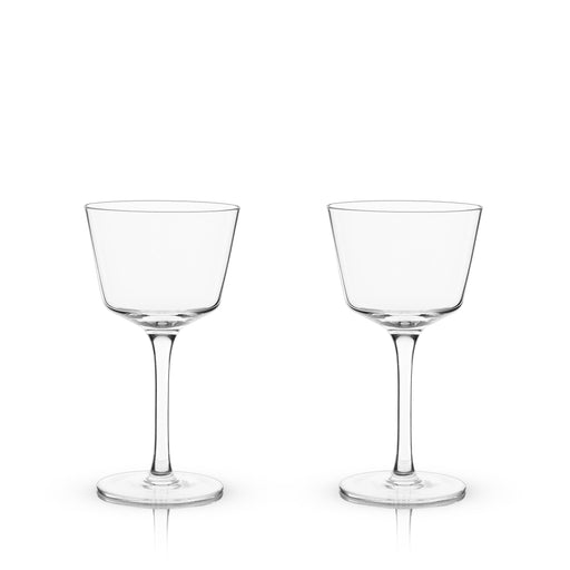 Raye Angled Crystal Amaro Spritz Glasses Set of 2