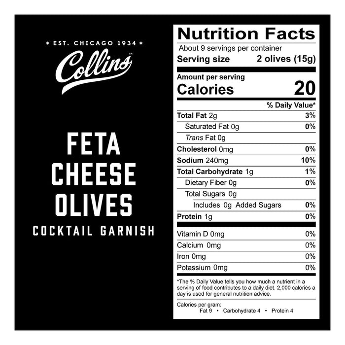 Collins Feta Cheese Olives (5 oz)