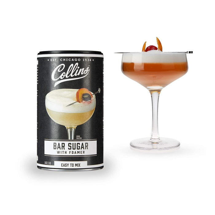 Collins Bar Sugar with Foamer (16 oz)