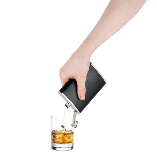 Faux Leather Flask
