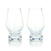 Footed Crystal Scotch Glasses (Set of 2)